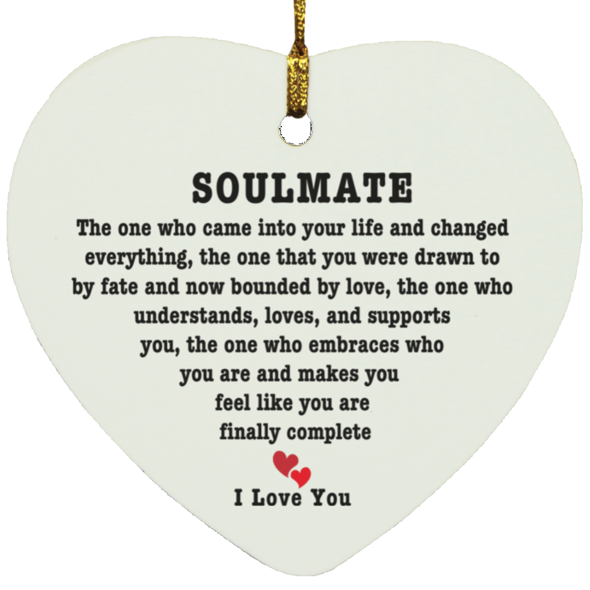 Soulmate Heart Ornament