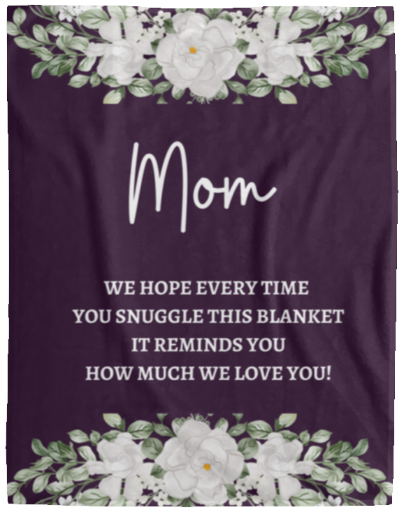 MOM FLOWER BLANKET | MOTHER'S DAY GIFT