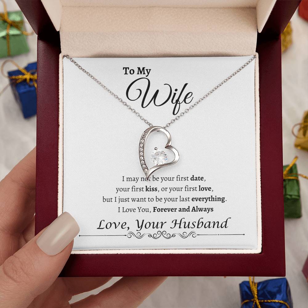 To My Wife Happy Anniversary| Forever Love Necklace