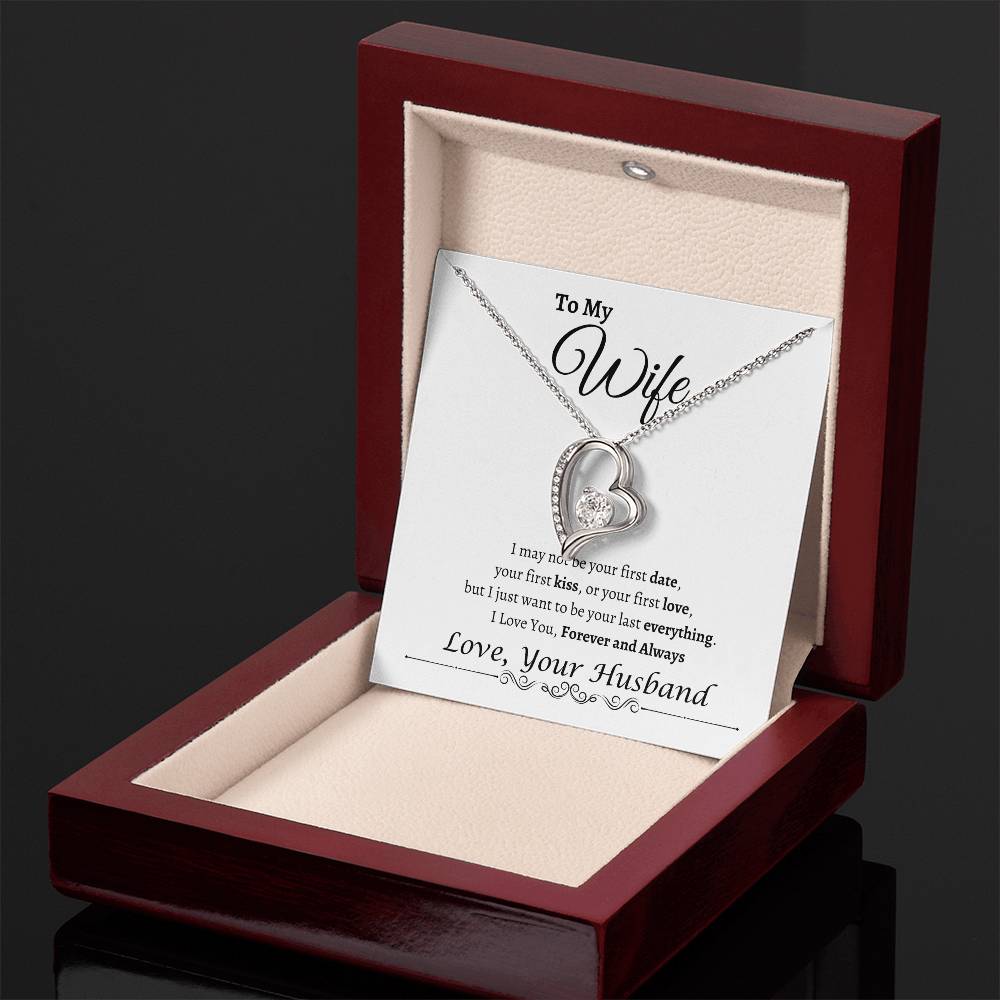 To My Wife Happy Anniversary| Forever Love Necklace