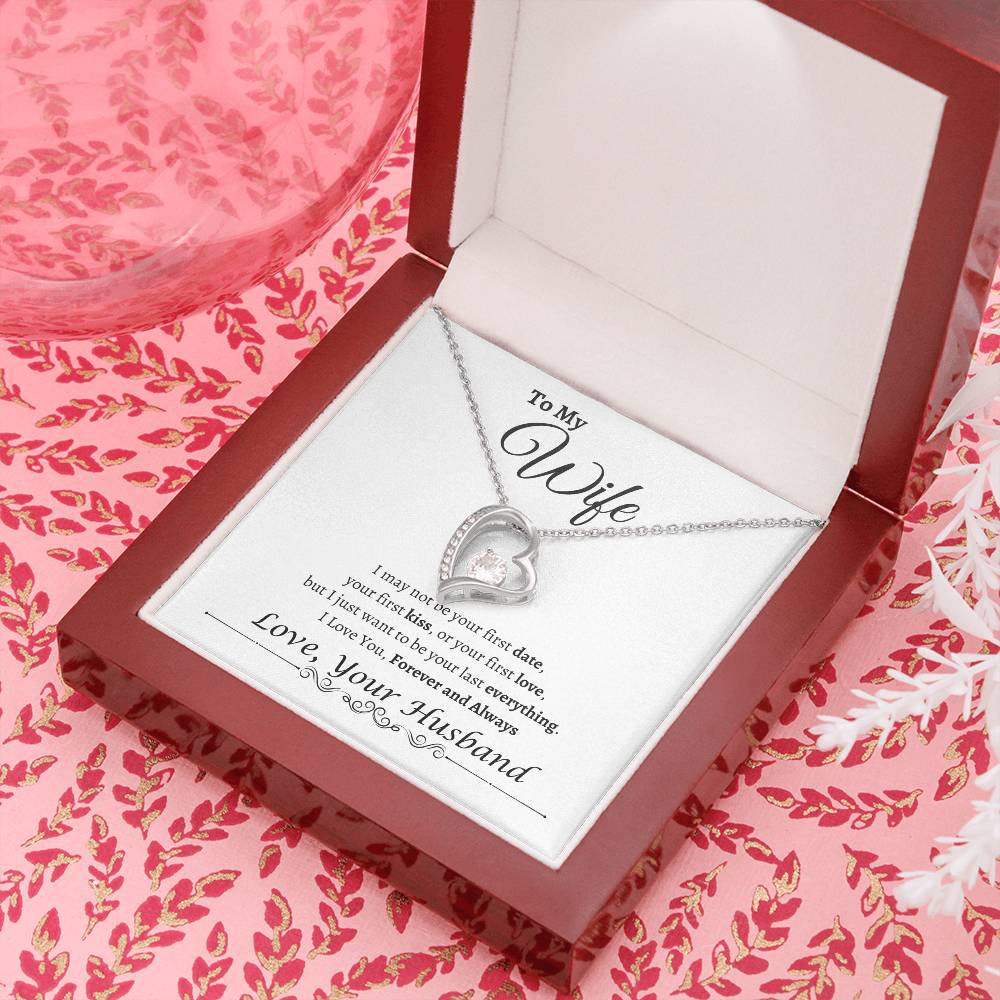 To My Wife Happy Anniversary| Forever Love Necklace