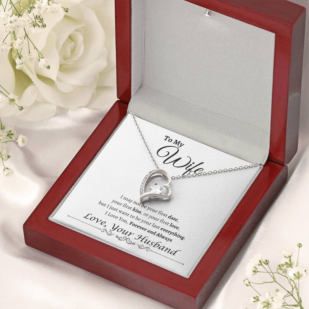 To My Wife Happy Anniversary| Forever Love Necklace