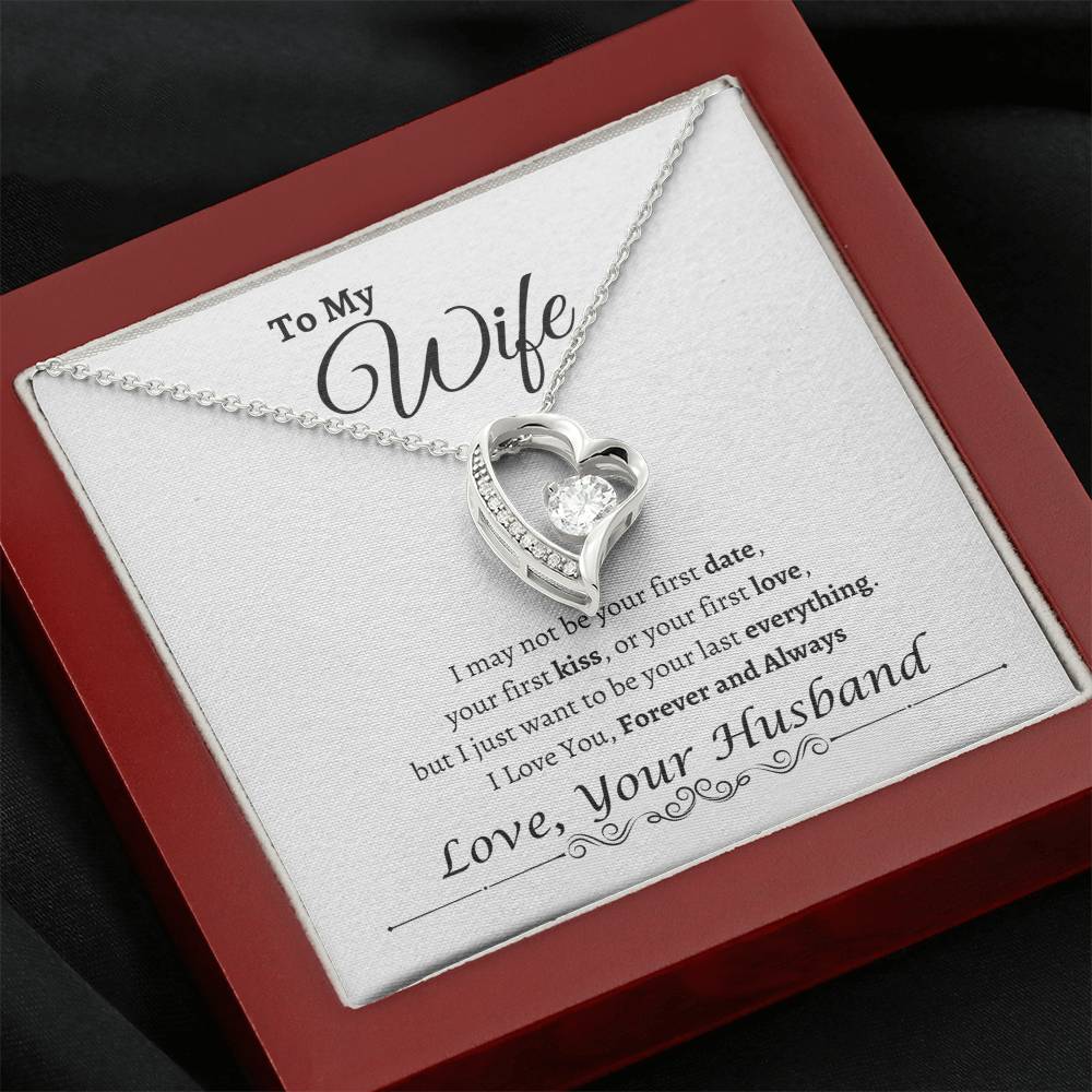 To My Wife Happy Anniversary| Forever Love Necklace
