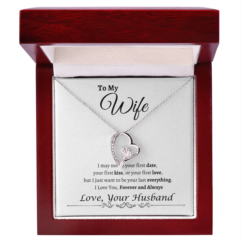 To My Wife Happy Anniversary| Forever Love Necklace