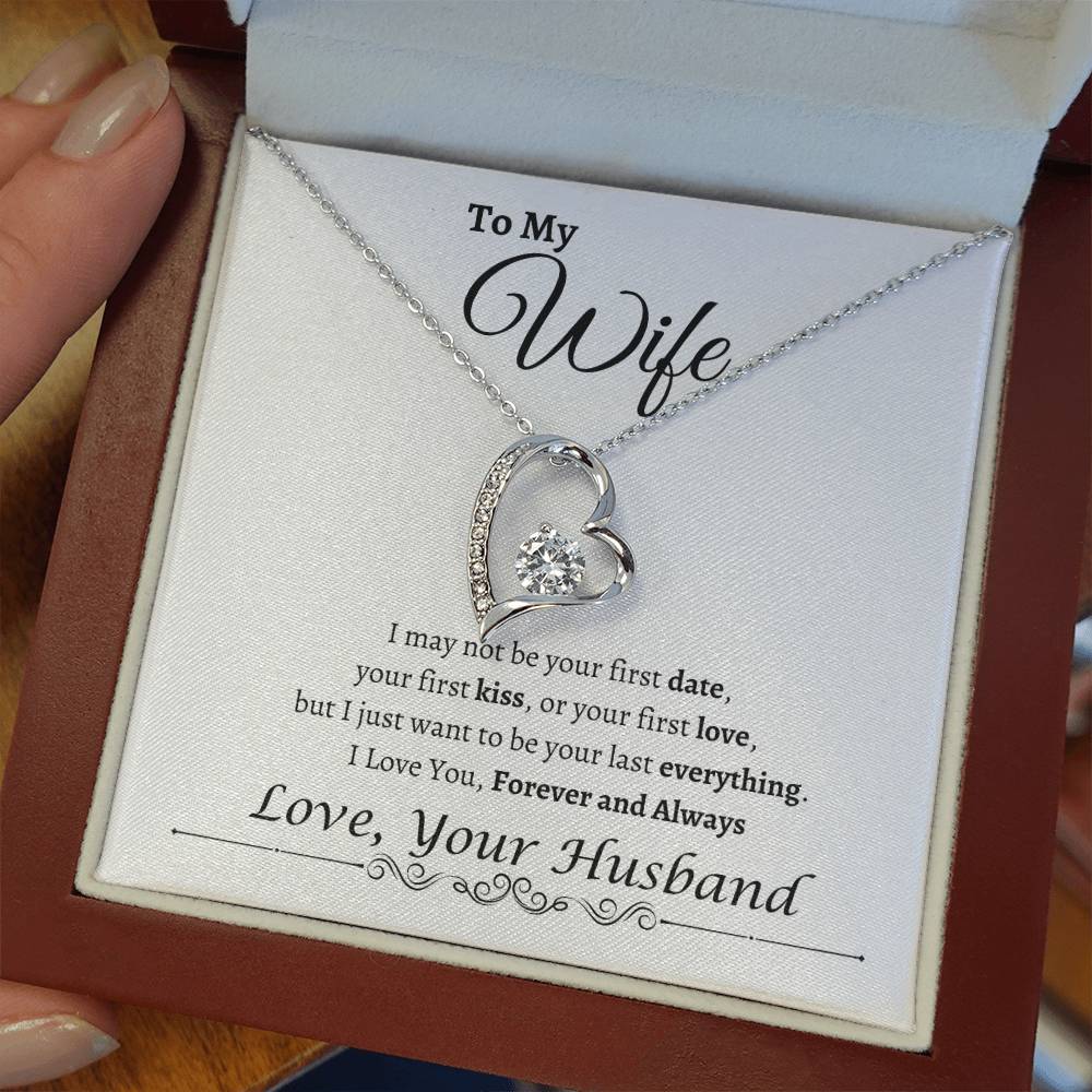 To My Wife Happy Anniversary| Forever Love Necklace