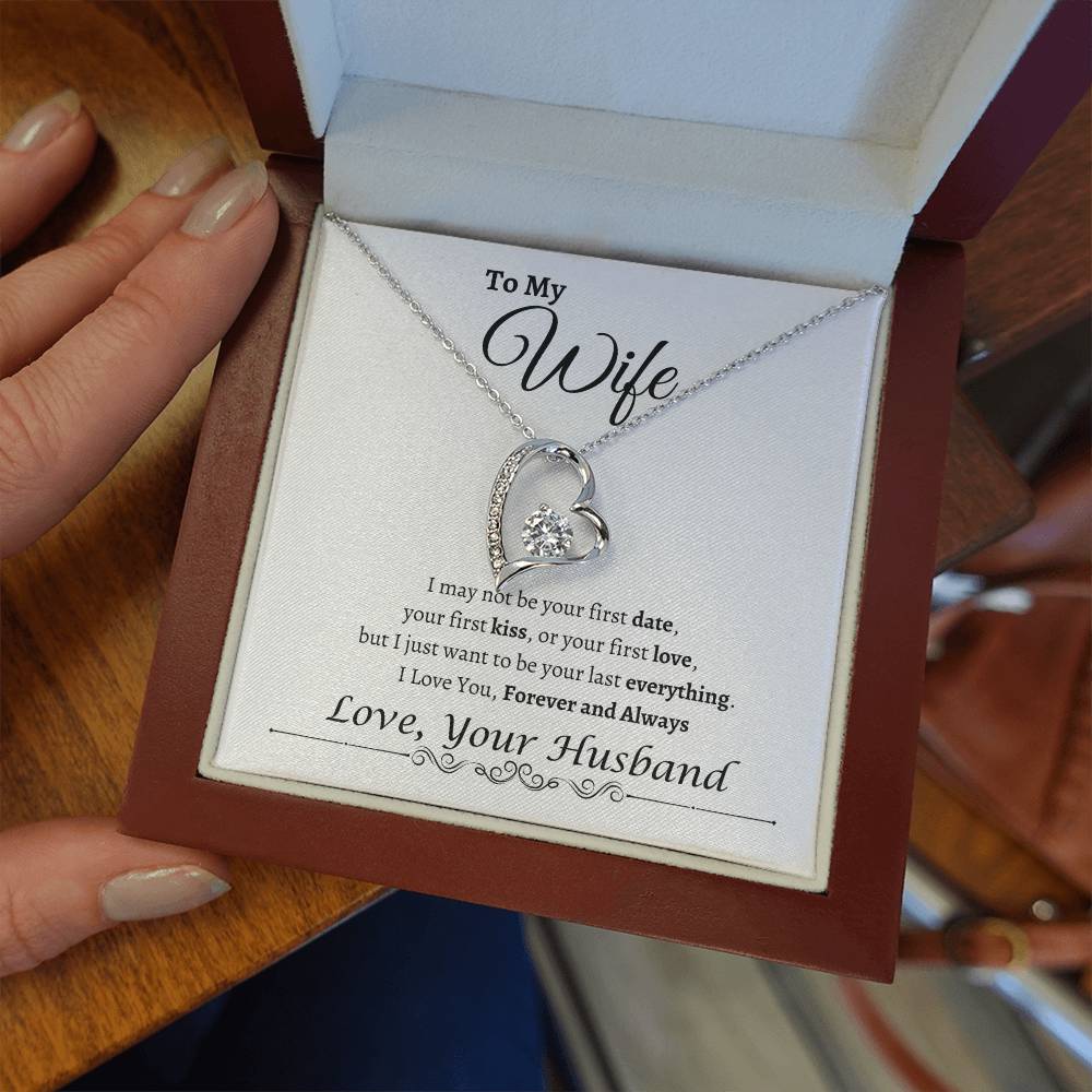 To My Wife Happy Anniversary| Forever Love Necklace