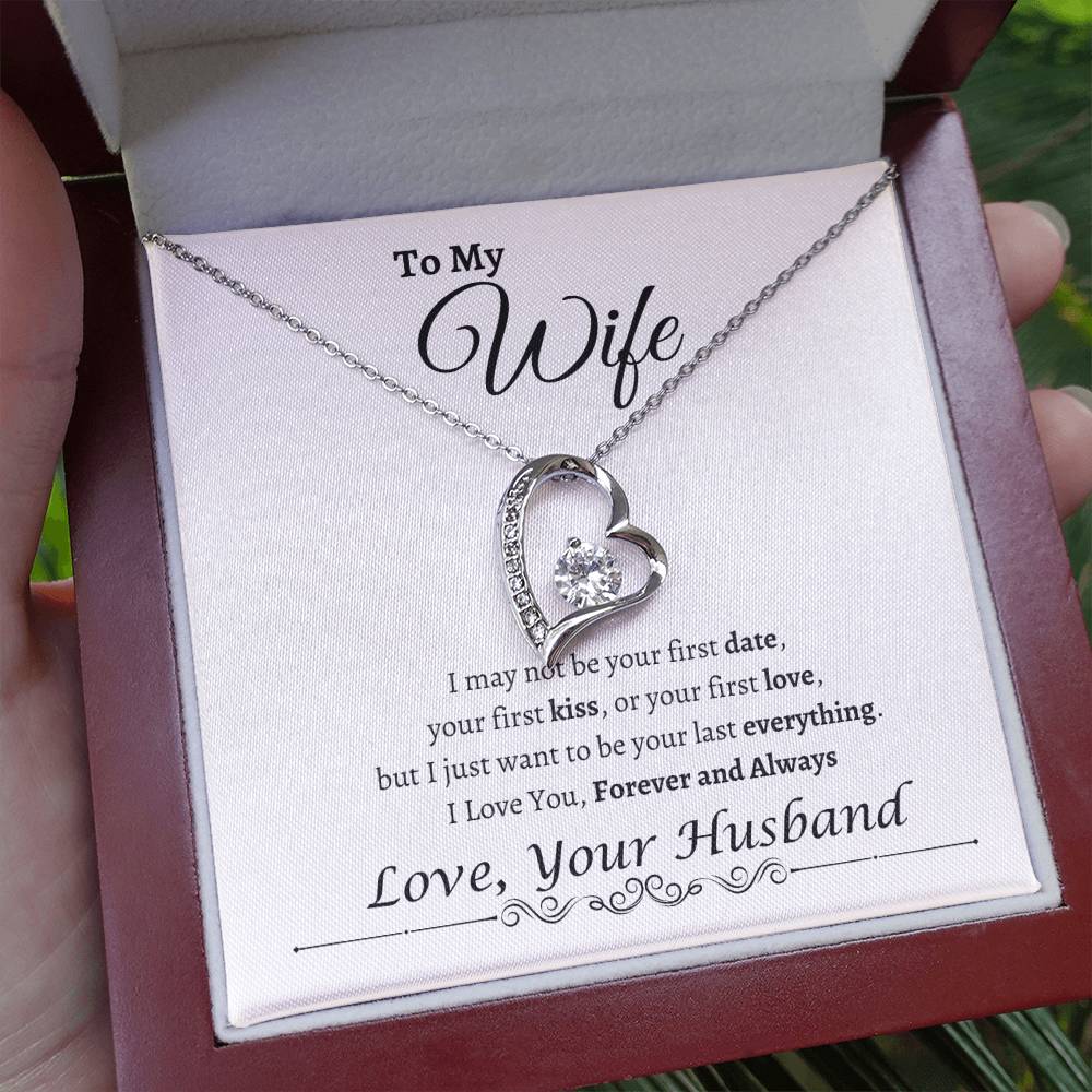 To My Wife Happy Anniversary| Forever Love Necklace