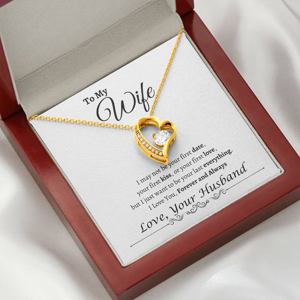 To My Wife Happy Anniversary| Forever Love Necklace