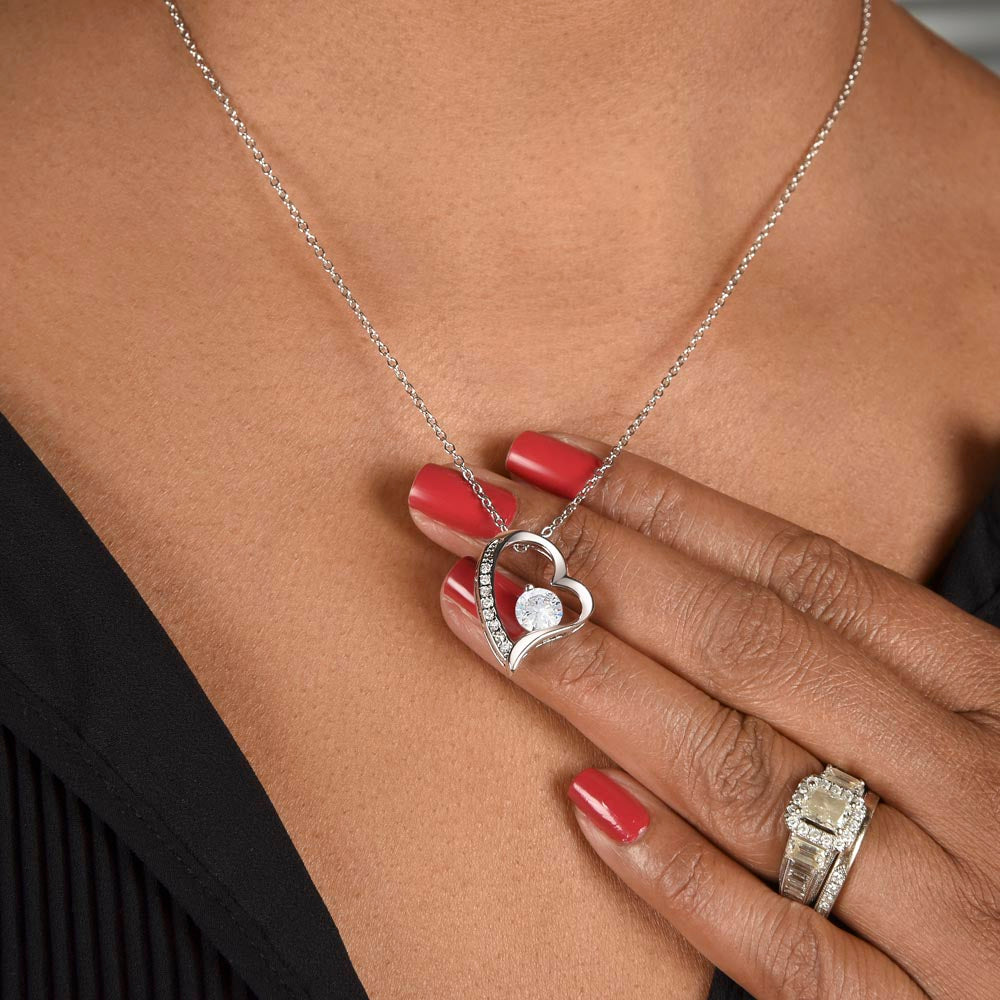 To My Wife Happy Anniversary| Forever Love Necklace