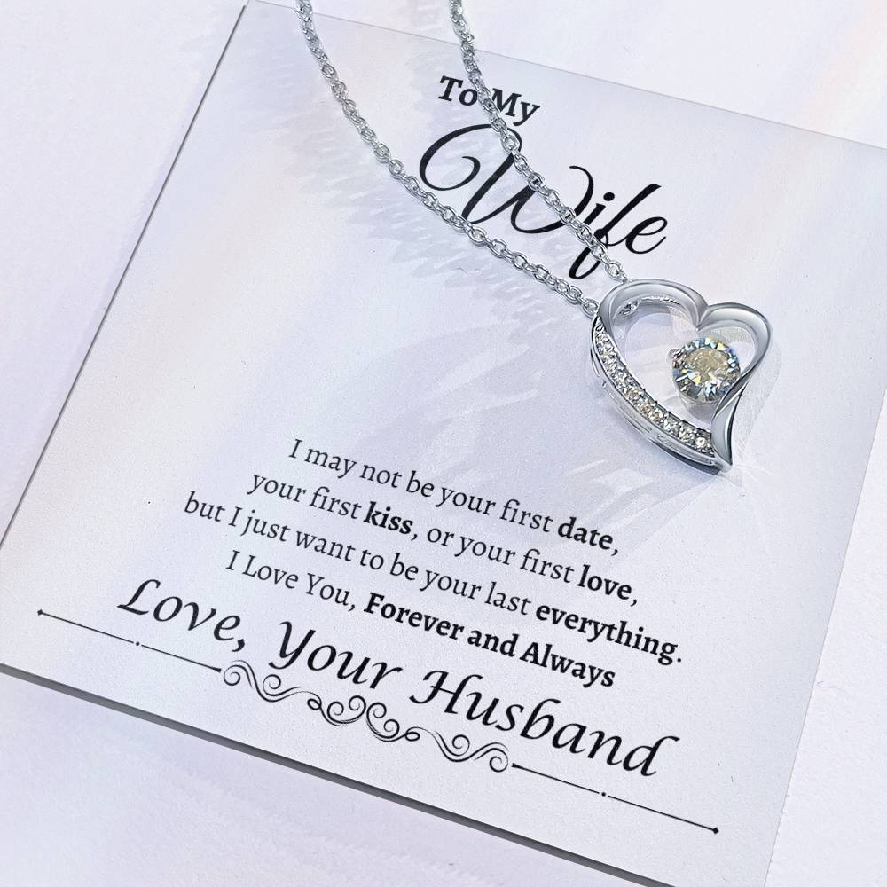 To My Wife Happy Anniversary| Forever Love Necklace