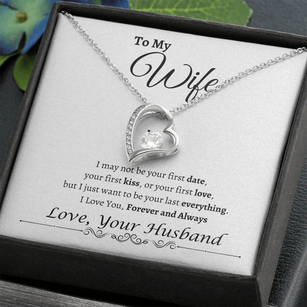 To My Wife Happy Anniversary| Forever Love Necklace