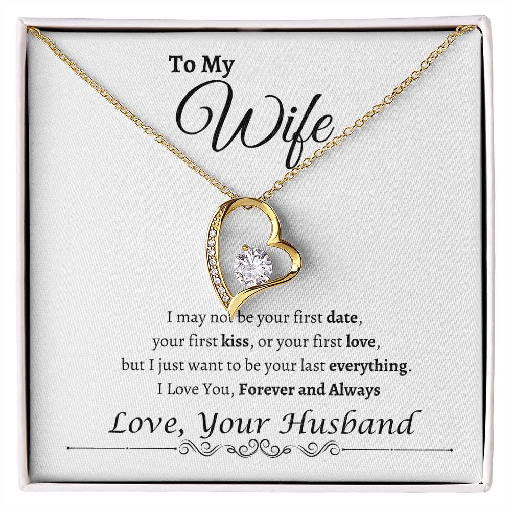 To My Wife Happy Anniversary| Forever Love Necklace
