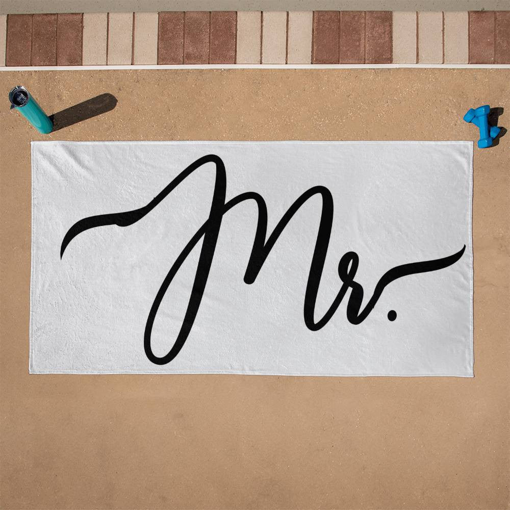 Mr & Mrs Beach Towels | Wedding Gift