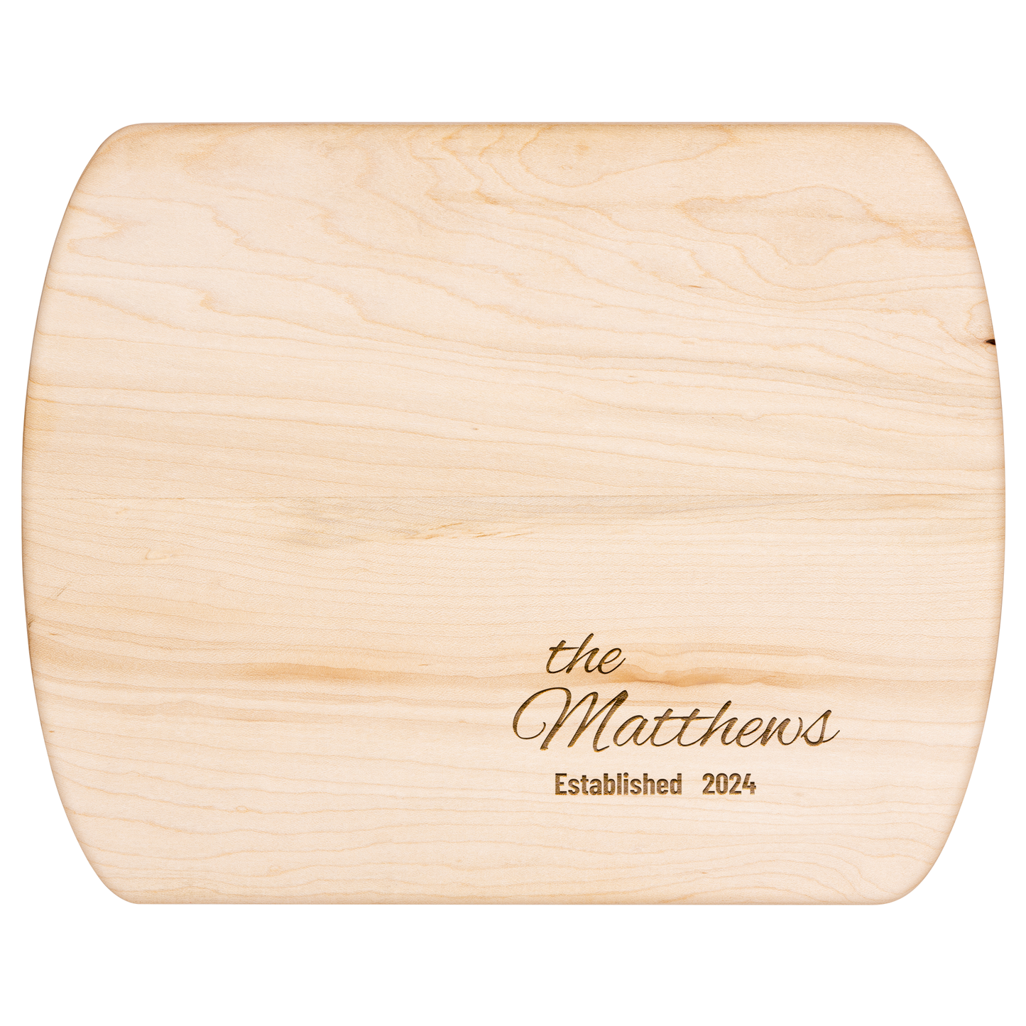 Personalized Family Name | Wooden Cutting Board