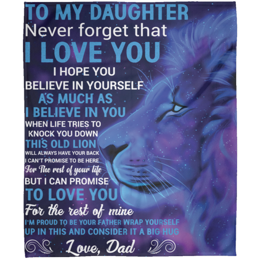 To My Daughter | Arctic Fleece Blanket 50x60