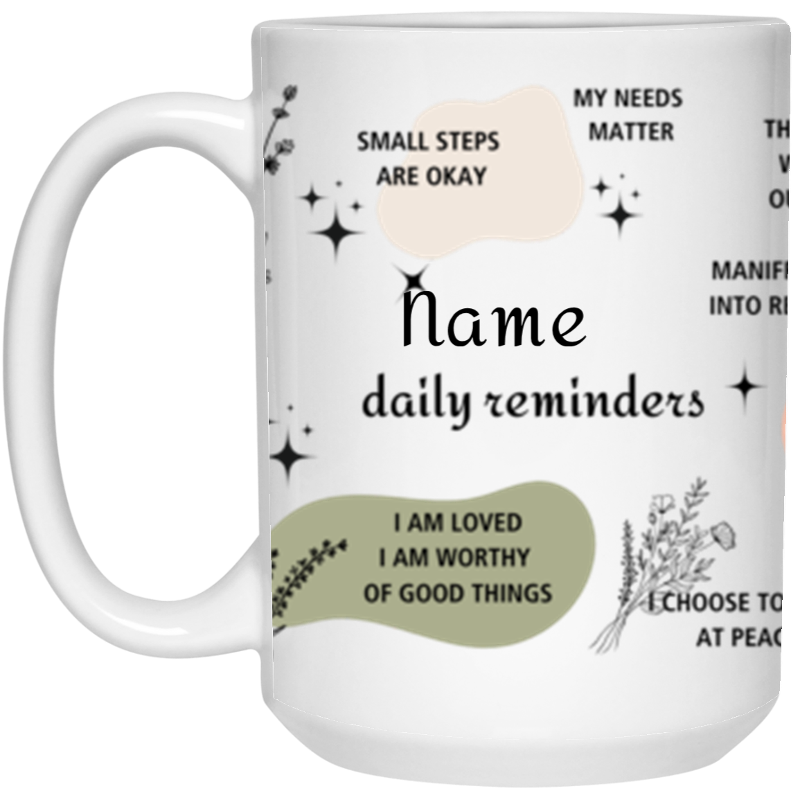 Personalized Daily Affirmations Mug