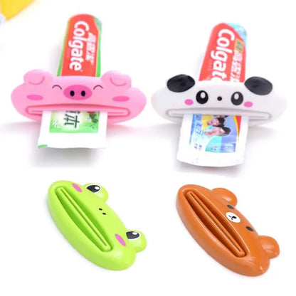 Toothpaste Dispenser and Squeezer