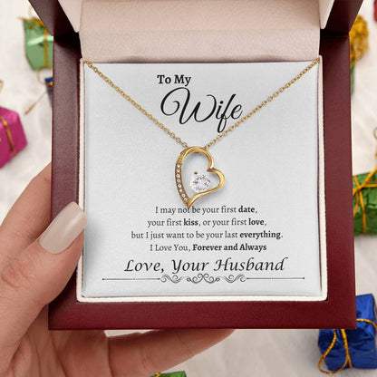 To My Wife Happy Anniversary| Forever Love Necklace