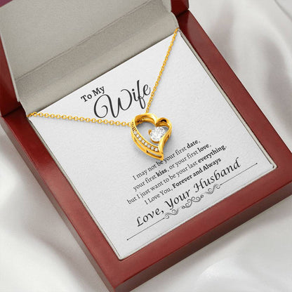To My Wife Happy Anniversary| Forever Love Necklace