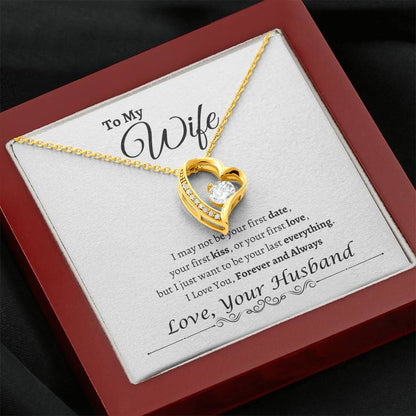 To My Wife Happy Anniversary| Forever Love Necklace