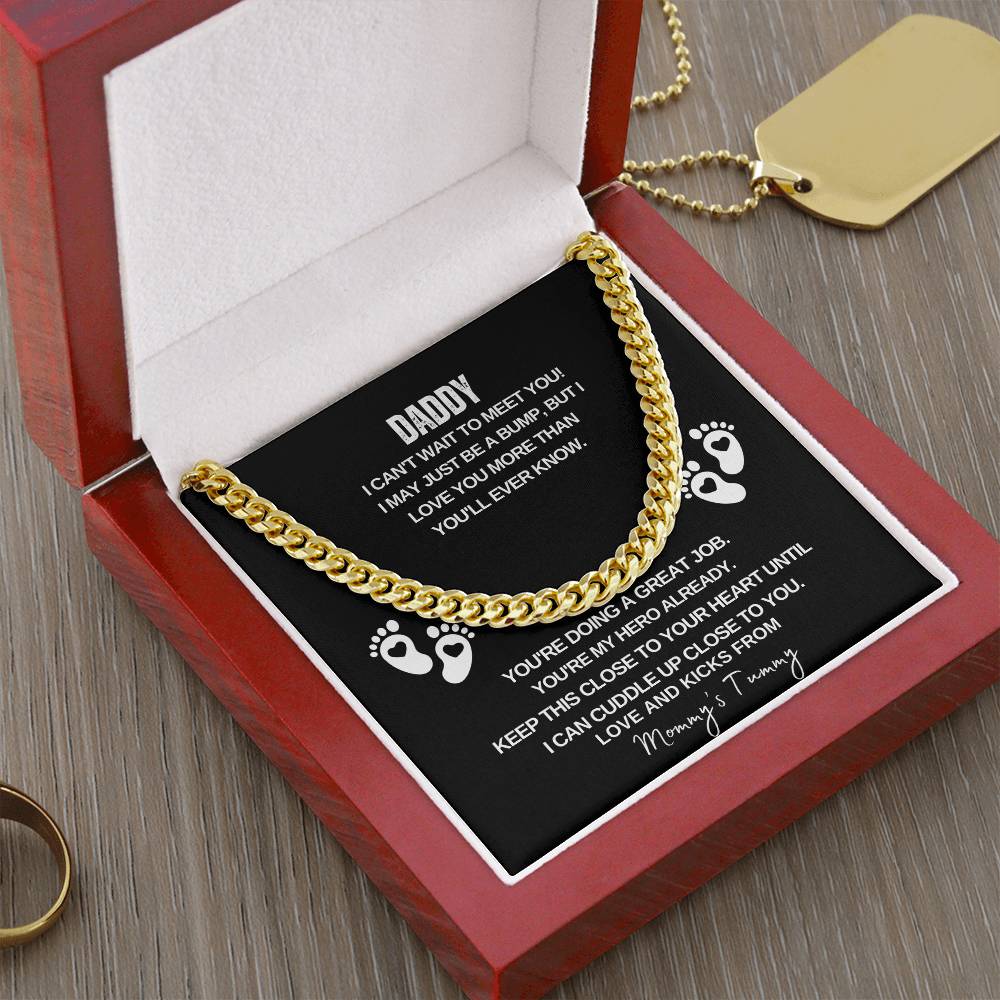 Daddy I Can't Wait to Meet You | Men's Necklace