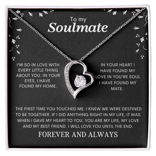 To My Soulmate | Forever Love Necklace