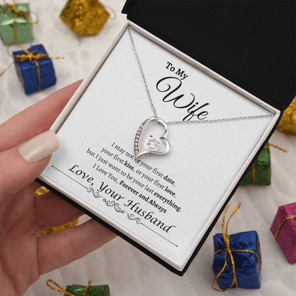To My Wife Happy Anniversary| Forever Love Necklace