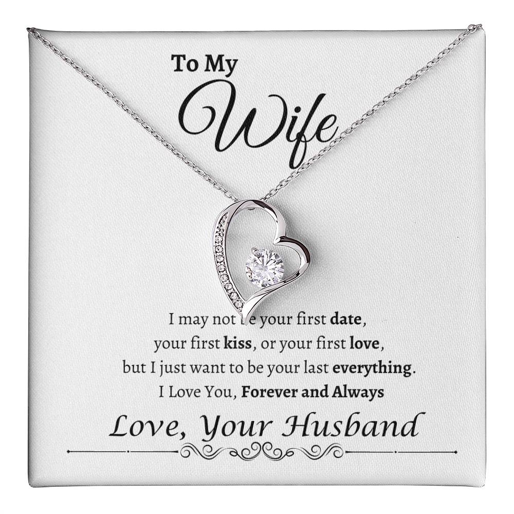 To My Wife Happy Anniversary| Forever Love Necklace