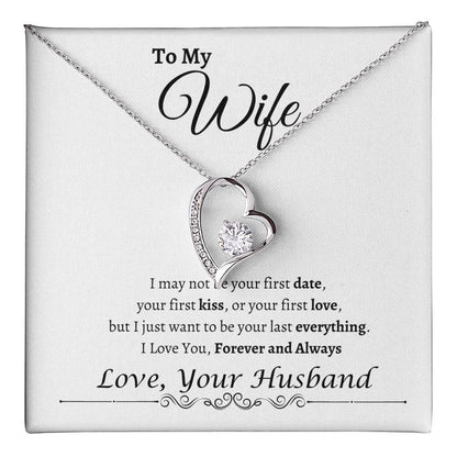 To My Wife Happy Anniversary| Forever Love Necklace