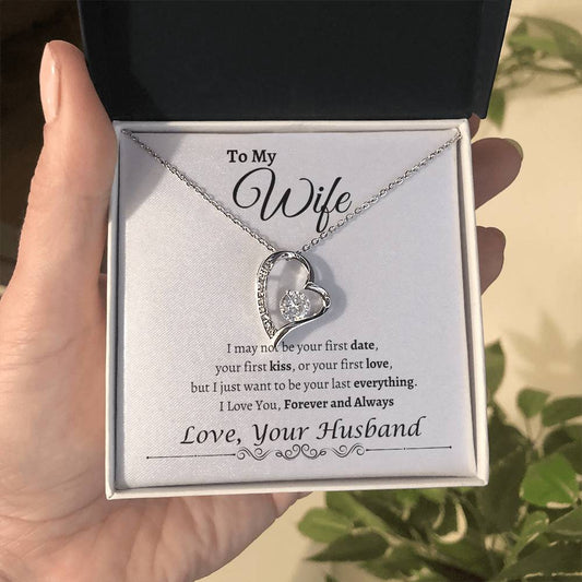 To My Wife Happy Anniversary| Forever Love Necklace