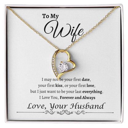 To My Wife Happy Anniversary| Forever Love Necklace