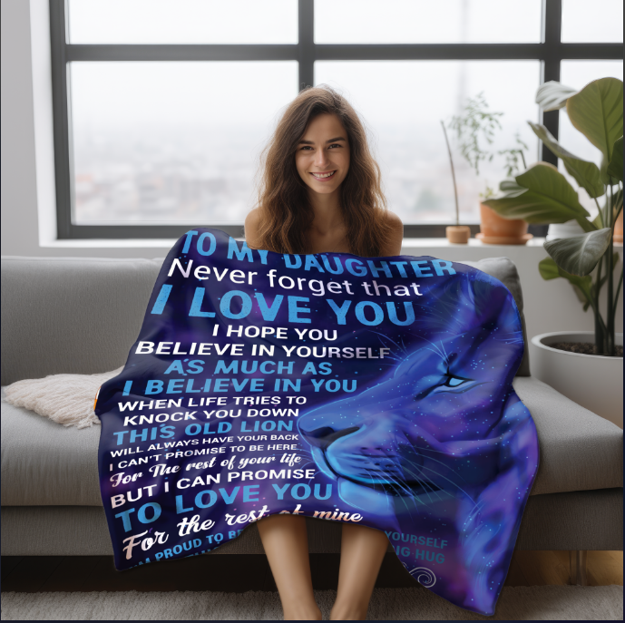 To My Daughter | Arctic Fleece Blanket 50x60