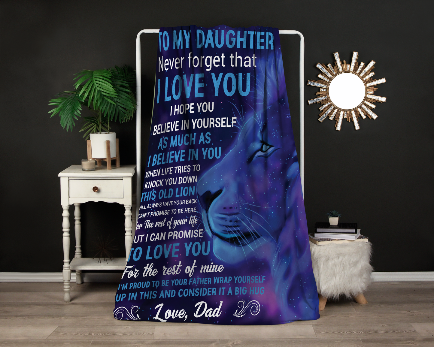 To My Daughter | Arctic Fleece Blanket 50x60